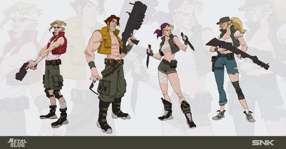 Metal Slug — Character redesigns