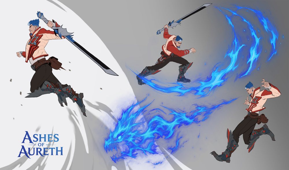 Ashes of Aureth — Action poses