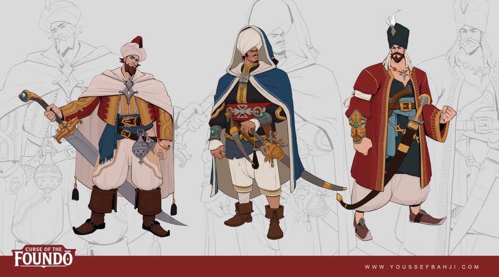 Curse of the Foundo — Character line-up